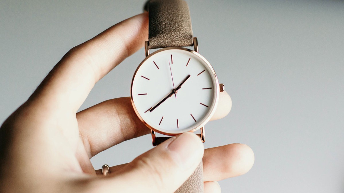 Watch Quartz Leather white